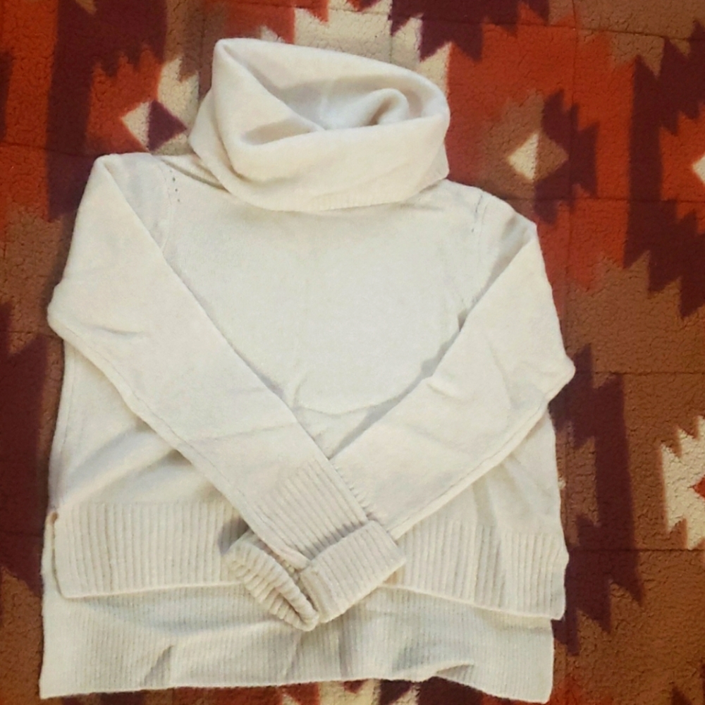 Cream Wool-blend Sweater